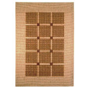 Tesco Flatweave Rug Squares, Natural 120x170cm