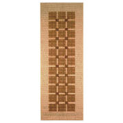 tesco Flatweave Runner Squares, Natural 67x180cm