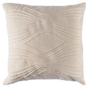 Tesco Geometric Felt Cushion Cream, Jasper