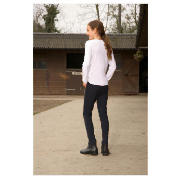tesco girls heavy duty navy jodhpurs age 13-14