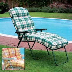Green Sun Lounger