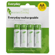 Tesco Greenerliving Everyday AA rechargeable