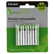 Tesco Greenerliving Extralife AAA rechargeable