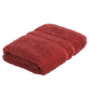 tesco hand towel red