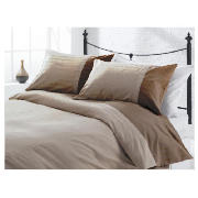 Tesco Herringbone Print Duvet Set Kingsize, Dark