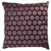 tesco Jacquard Spot Cushion Plum