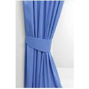 tesco Kids Curtain pair 1-Pass Back Coted Plain