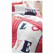 Tesco Kids Love Embroidered Duvet Set