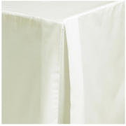 Tesco King Valance Sheet, Cream