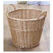 Large Round Basket Honey Colour