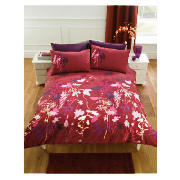 Tesco Libre Print Kingsize Duvet Set, Red