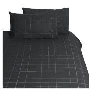 tesco Lincoln Double Duvet Set, Graphite