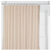 Linen Mix Stripe Lined Eyelet Curtains,
