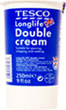 Tesco Longlife Double Cream (250ml)