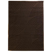 Loop & Pile Spiral Rug Choc 120x170cm