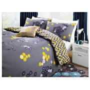 tesco Luang Print Duvet Set Kingsize, Midnight