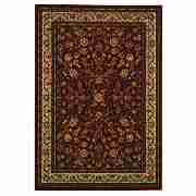 luxor borders rug 160x230cm red