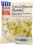 Tesco Market Value Cauliiflower Florets (907g)
