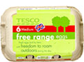 Tesco Medium Free Range Eggs (6)