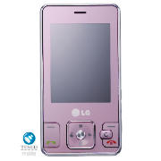 Tesco Mobile LG KC550 mobile phone Pink incl 2