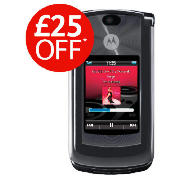 Mobile Motorola V8 with 10 pounds top up