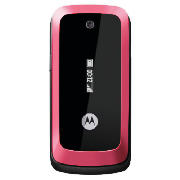 Tesco Mobile Motorola WX295 Pink