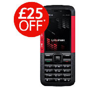 Mobile Nokia 5310 with 10 pounds top up