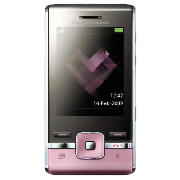 Tesco mobile Sony Ericssson T715 mobile phone Pink