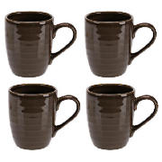 tesco Moca wave mug set of 4