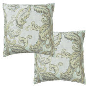 tesco Modern Luxury Jacquard Cushion, Grace,