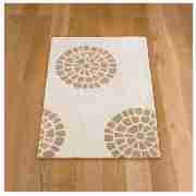 Tesco mosaic rug 120x170cm cream