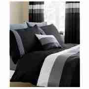 Tesco Nanza Duvet Set Single, Black
