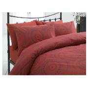 Tesco New Moroccan Single Duvet Set, Red