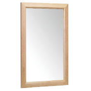 tesco Oak Bevelled Mirror 42x64cm
