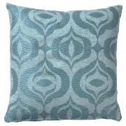 Tesco Ogee Jacquard Cushion Duck Egg, Ryley