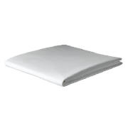tesco Organic Cotton King Flat Sheet, White