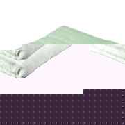 Pair of Bath Sheets, Light Green