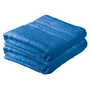 Pair Of Bath Sheets Royal Blue
