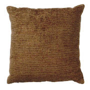 tesco Plain Chenille Cushion, Mocha