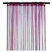 tesco Plain Voile Channel Top 137x229cm