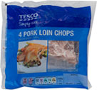Tesco Pork Loin Chops (500g)
