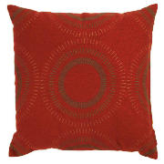 Tesco Printed Circle Cushion, Red
