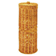 Rattan Toilet Roll Store Natural