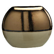 Tesco Reactive Glaze Ceramic Button Vase Neutral