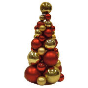 Red & Gold Bauble Tree