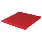 Tesco Ribbed Bath Sheet Red