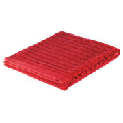 Tesco Ribbed Hand Towel Red