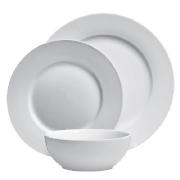 tesco rimmed porcelain 12 piece set