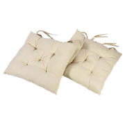 Tesco Seat pads 2pk Taupe