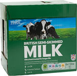 Semi Skimmed UHT Milk (6x1L)
